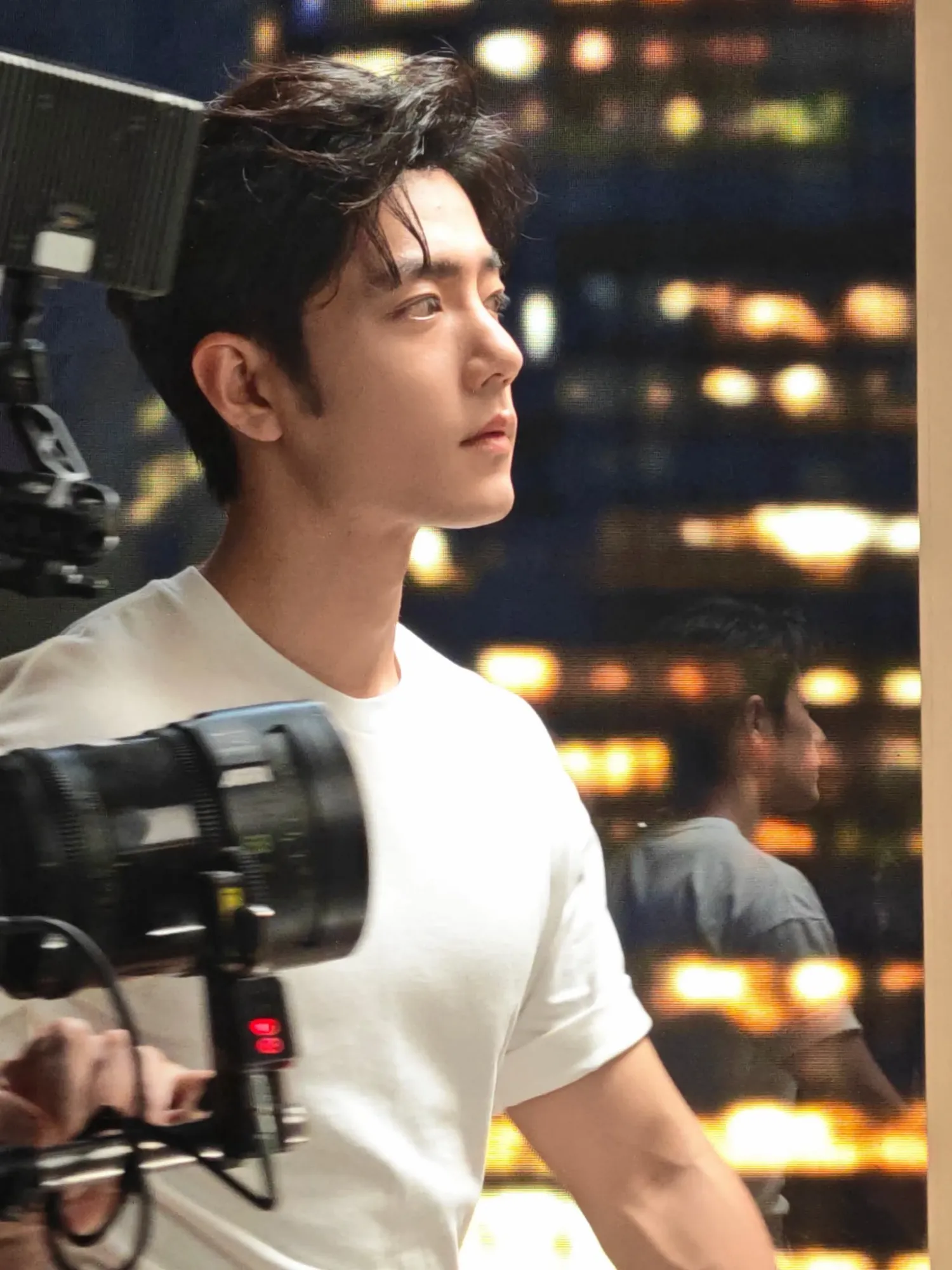 A moment captured by Xiao Zhan's fan