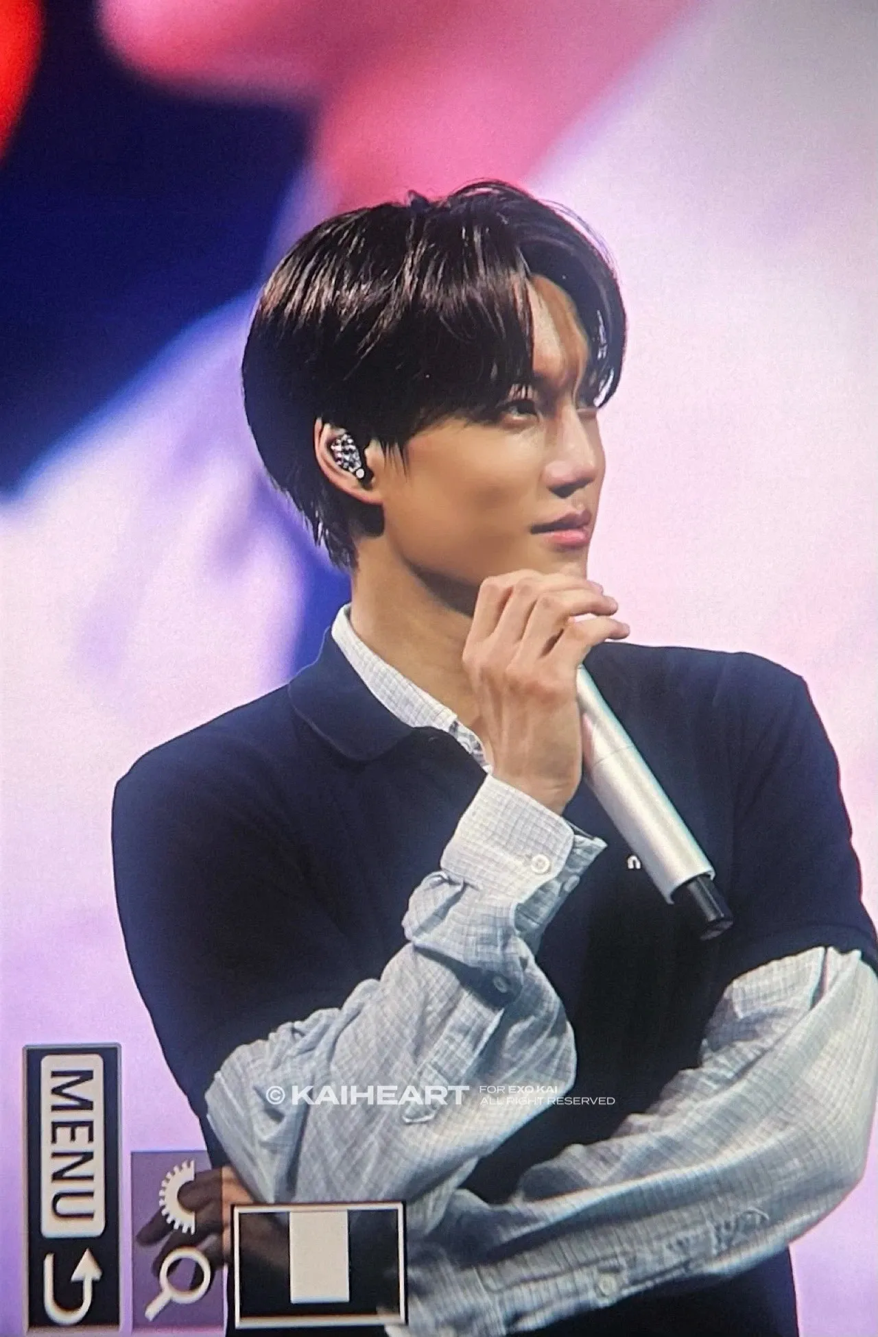 A moment captured by Kai (EXO)'s fan