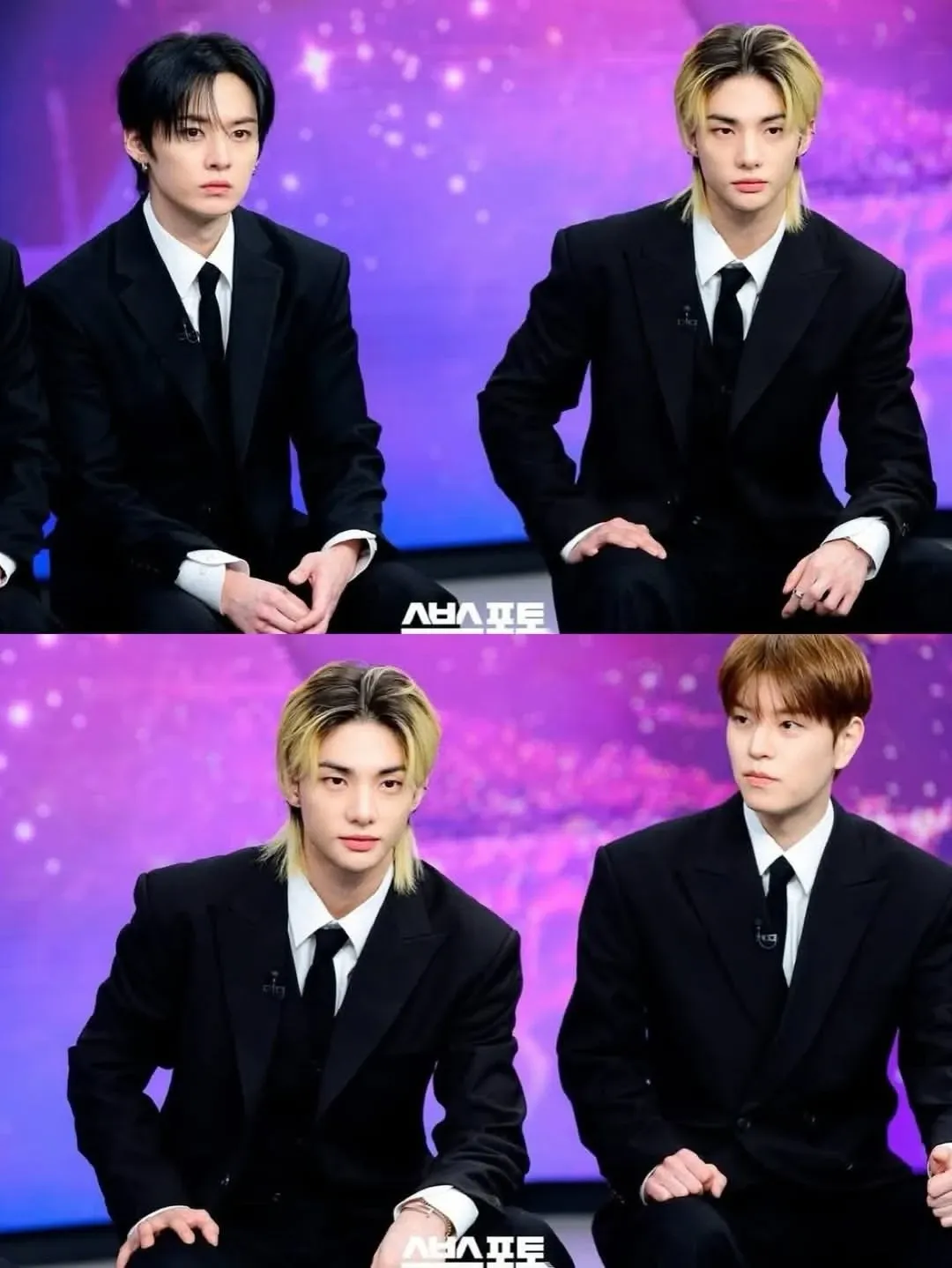 A moment captured by Stray Kids's fan