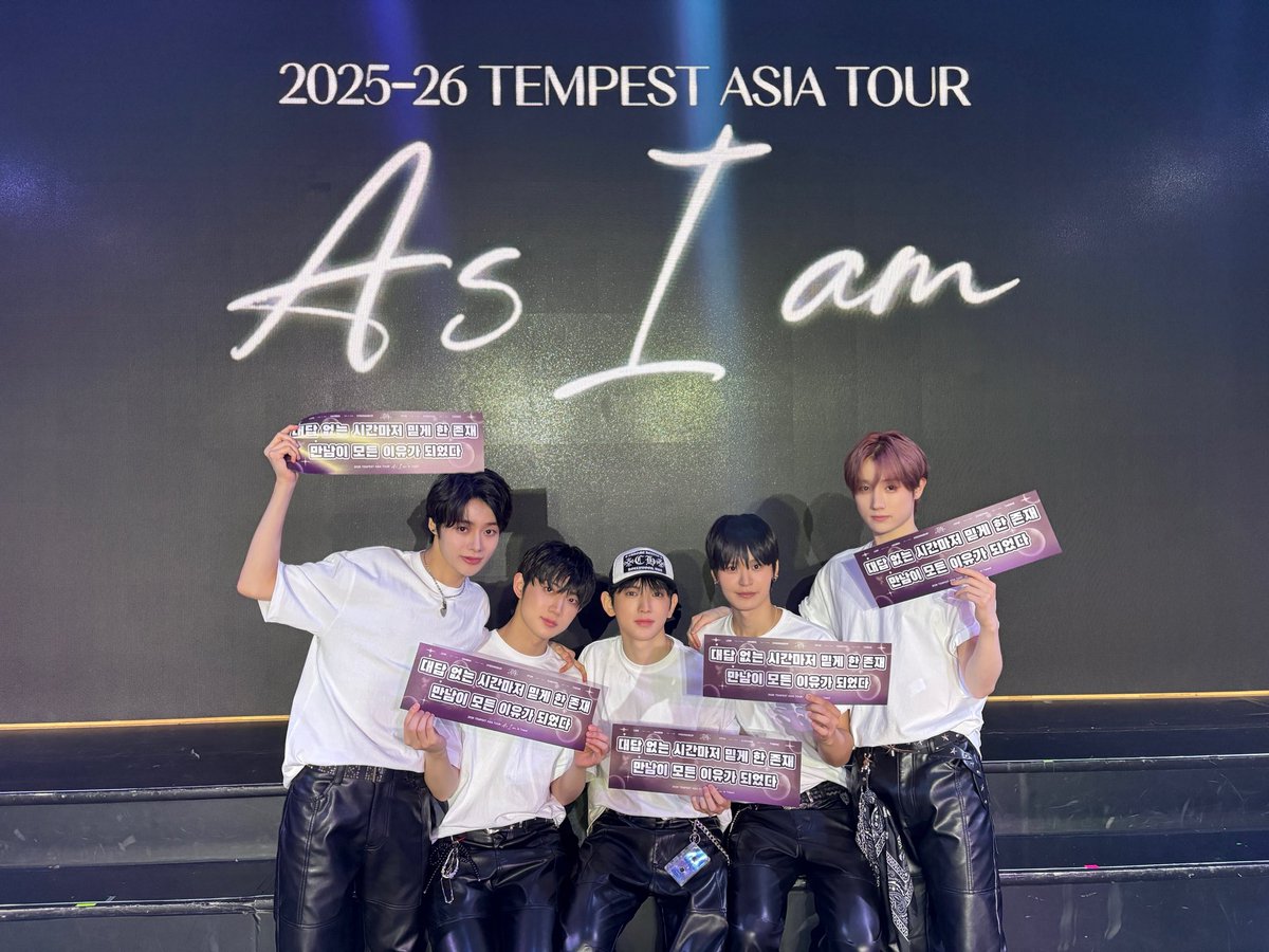 A moment captured by TEMPEST's fan