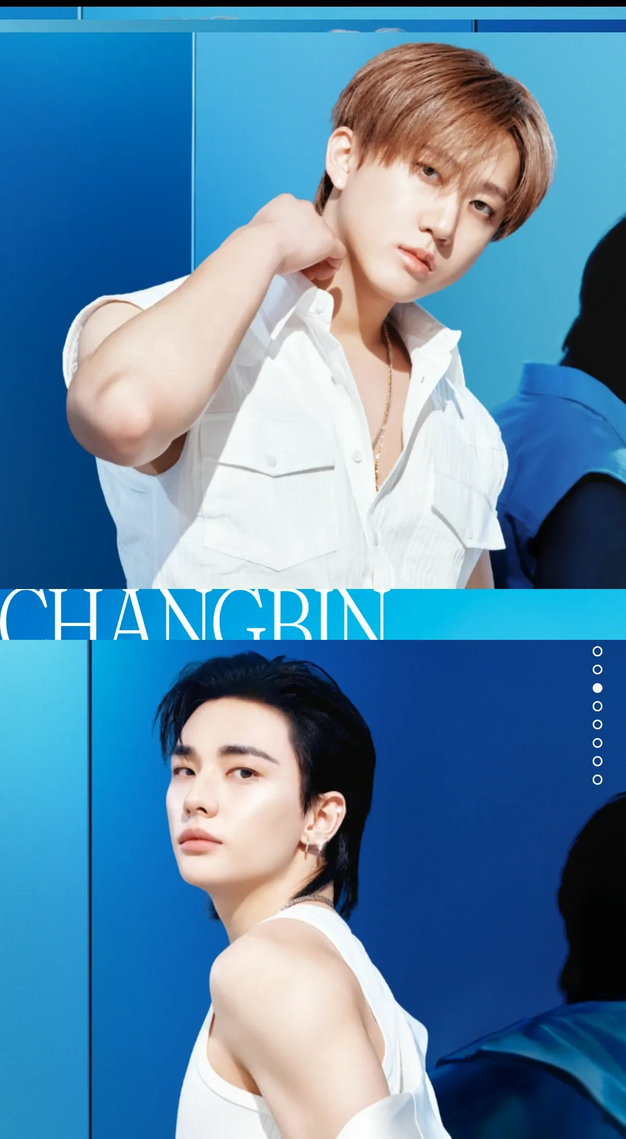 Behind-the-scenes cut of Changbin (Stray Kids)