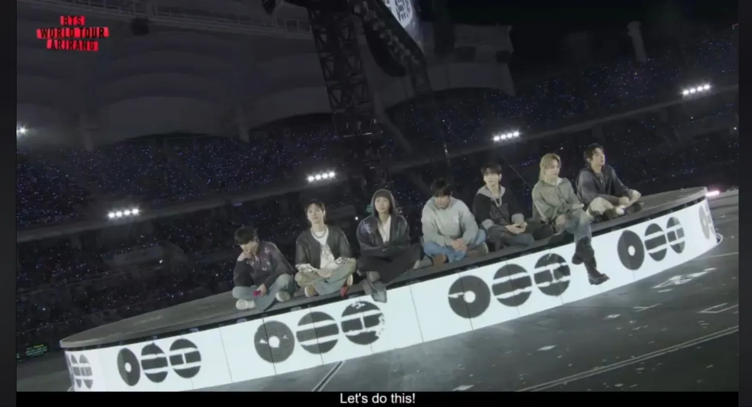 防弹少年团粉丝拍下的瞬间