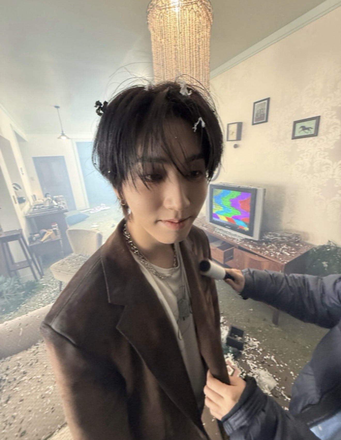 Momen yang diabadikan oleh penggemar HAN (Stray Kids)