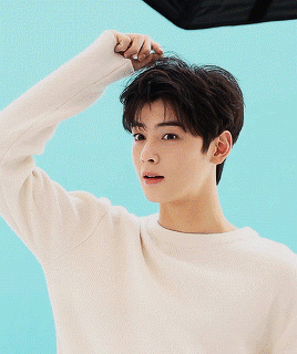 Recent activity shot of Eunwoo (ASTRO)