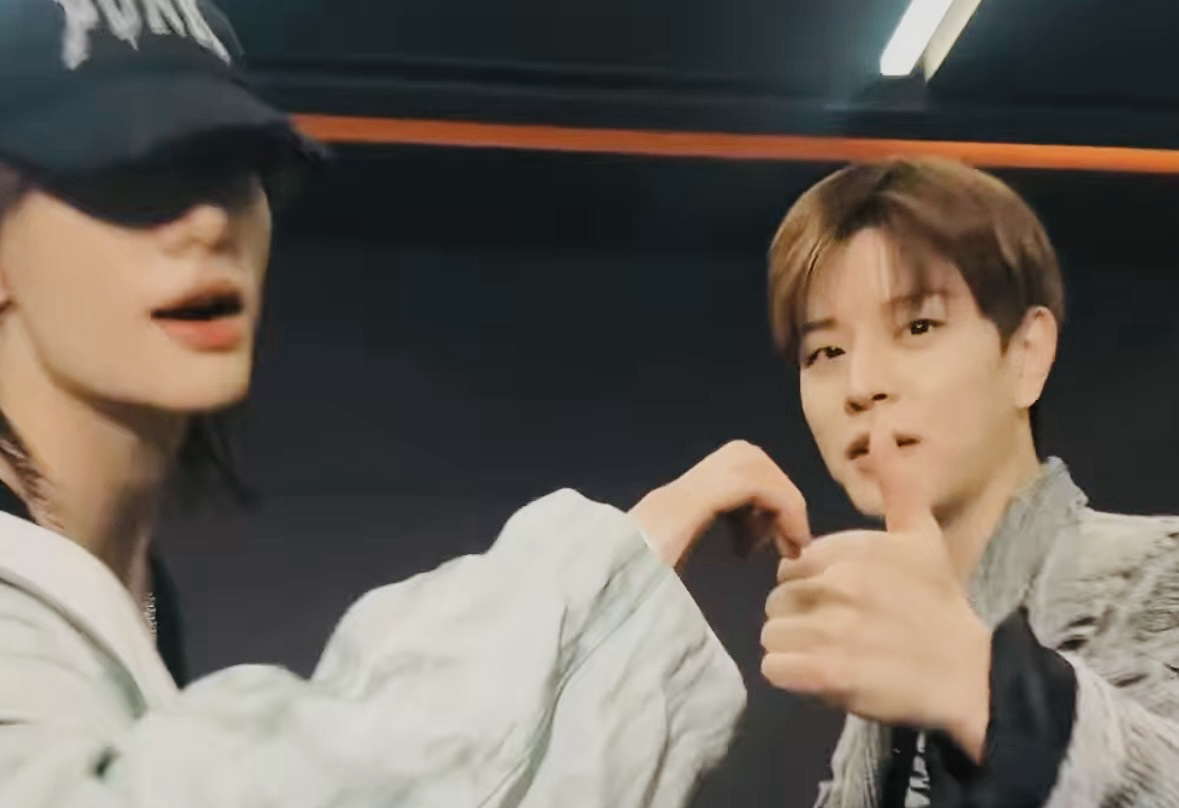 A moment captured by Seungmin (Stray Kids)'s fan