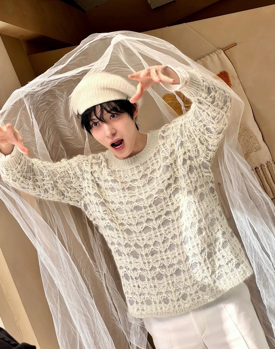 A moment captured by Yunho (ATEEZ)'s fan