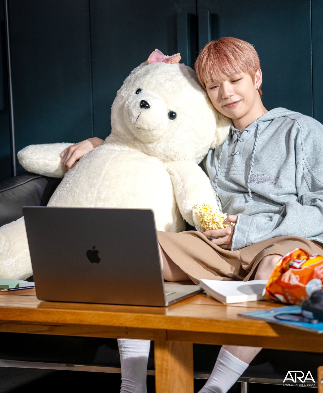 A moment captured by Kang Daniel's fan