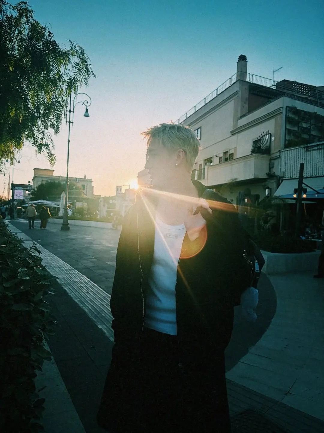 Recent activity shot of Bang Chan (Stray Kids)