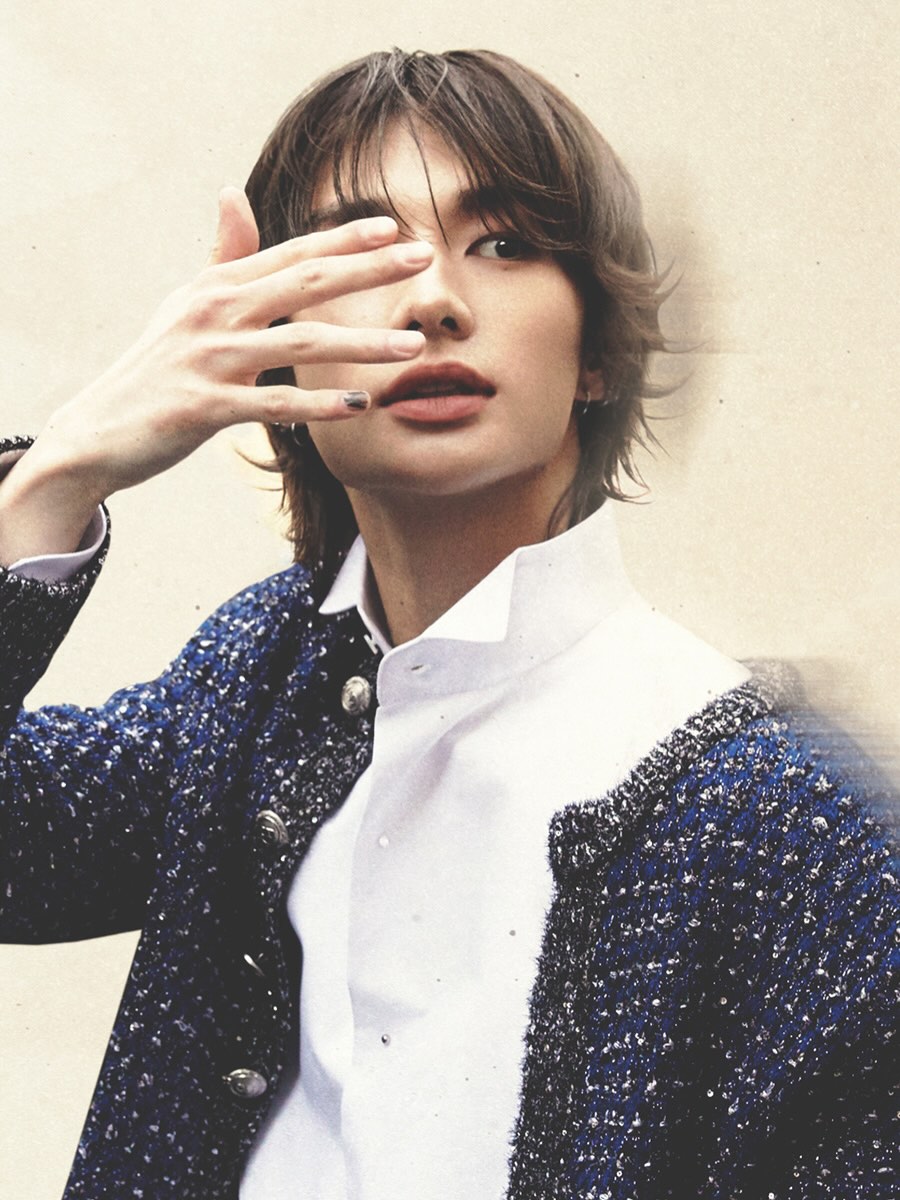 Behind-the-scenes cut of Hyunjin (Stray Kids)