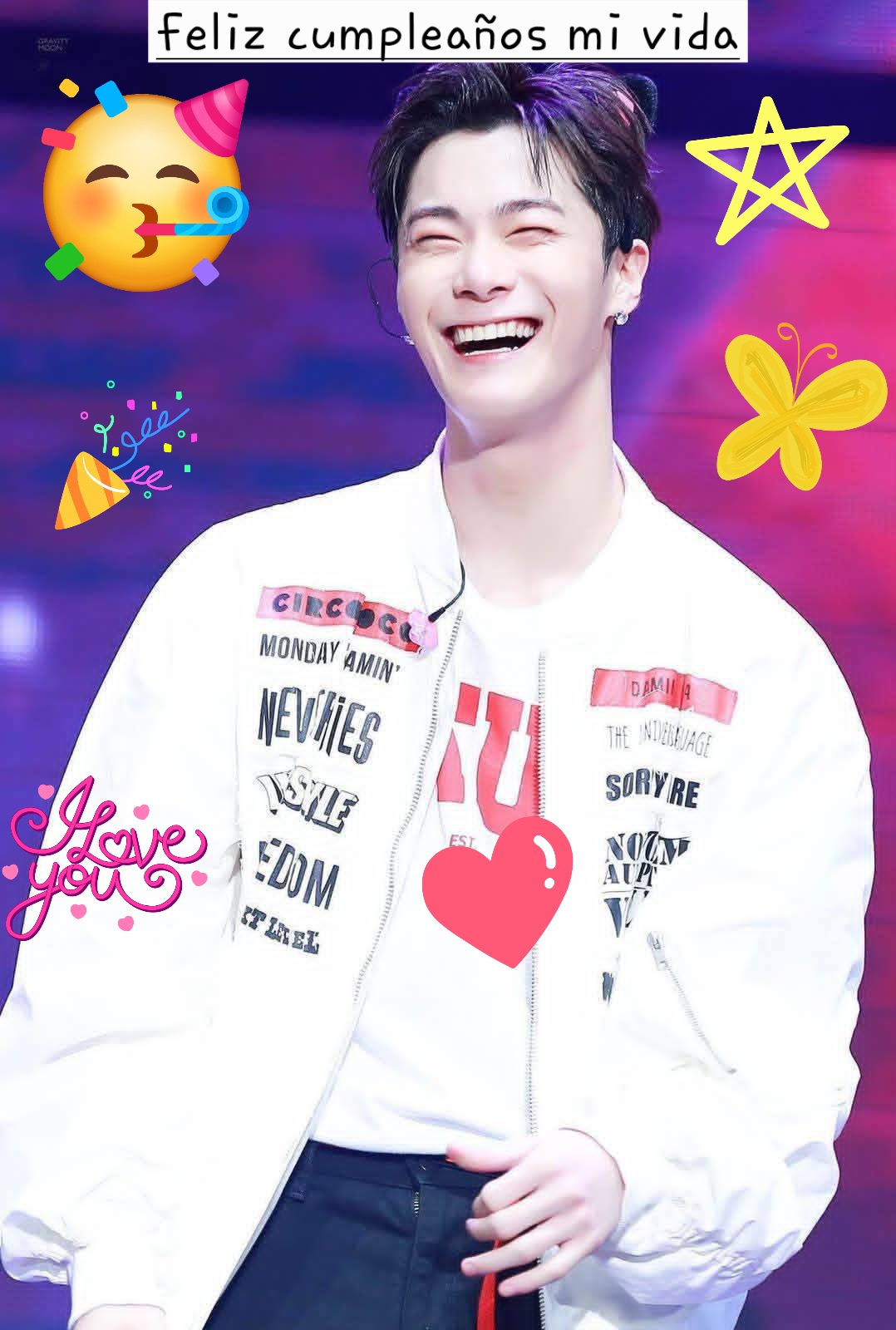 A moment captured by Moonbin (ASTRO)'s fan