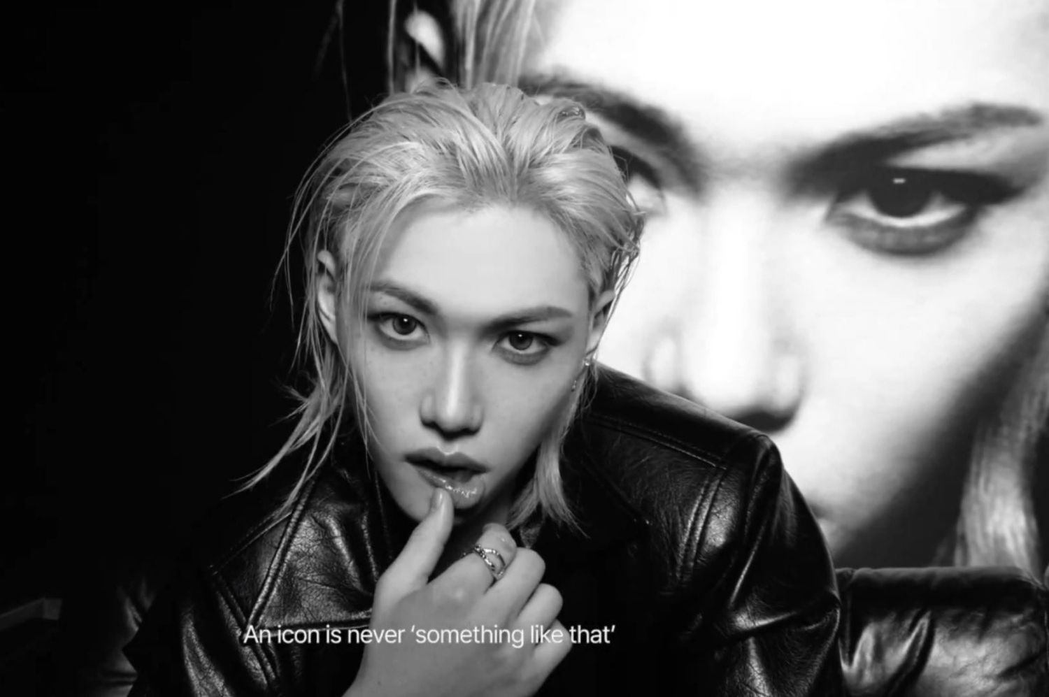 A moment captured by Felix (Stray Kids)'s fan