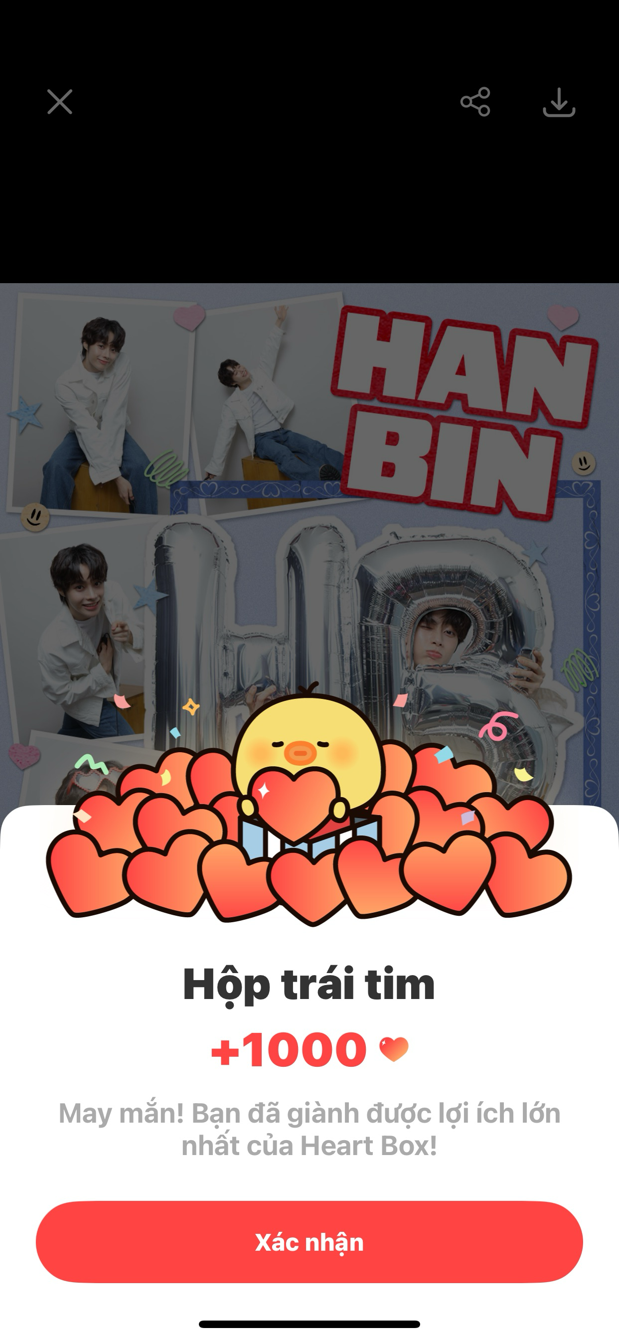 A moment captured by Hanbin (TEMPEST)'s fan