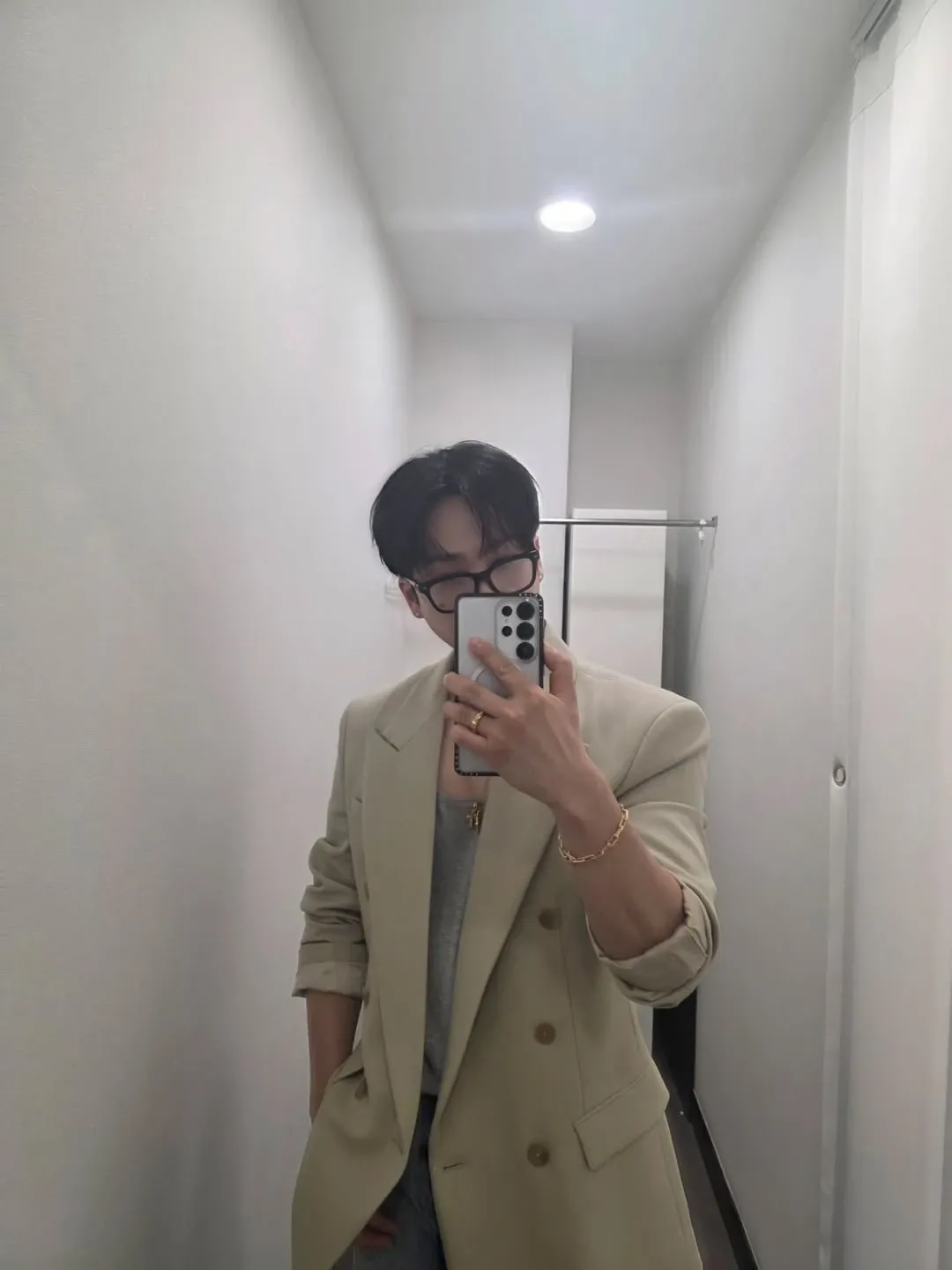 Recent activity shot of Changbin (Stray Kids)