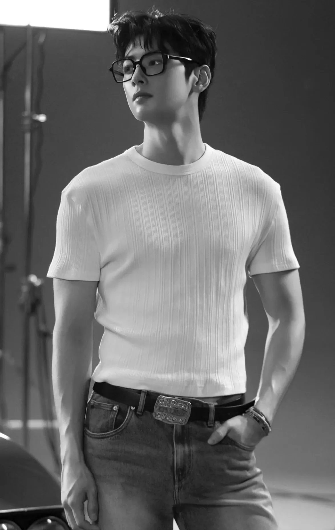 Recent activity shot of Eunwoo (ASTRO)