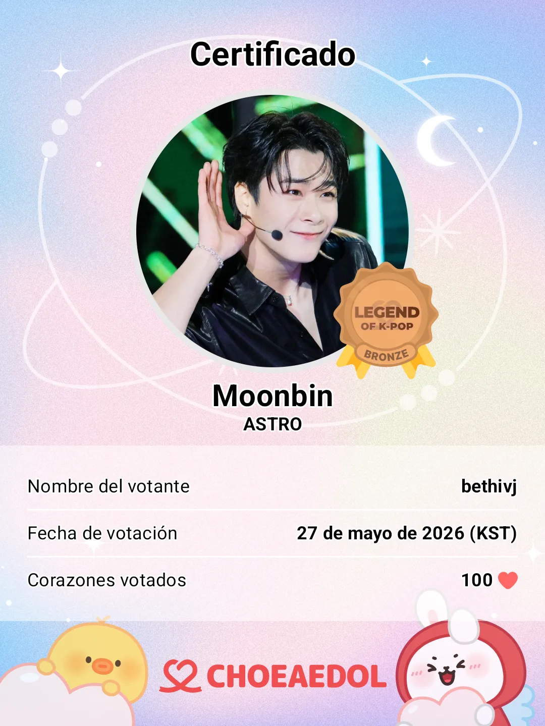 Behind-the-scenes cut of Moonbin (ASTRO)