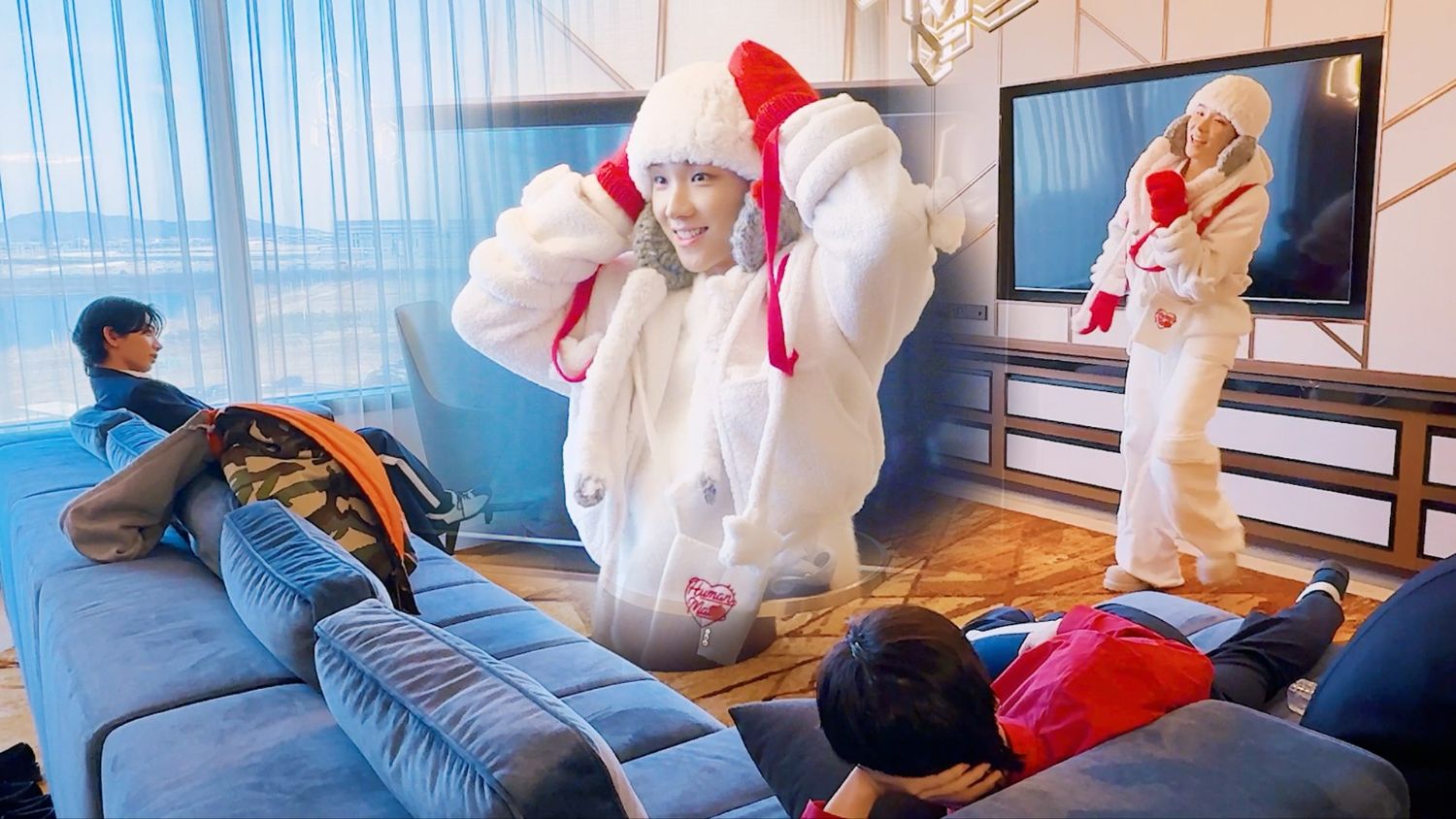 Recent activity shot of Woonhak (BOYNEXTDOOR)