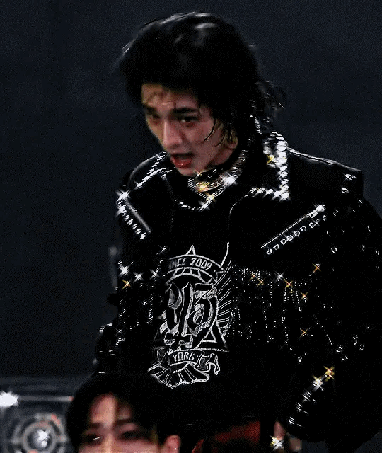 Recent activity shot of Hyunjin (Stray Kids)