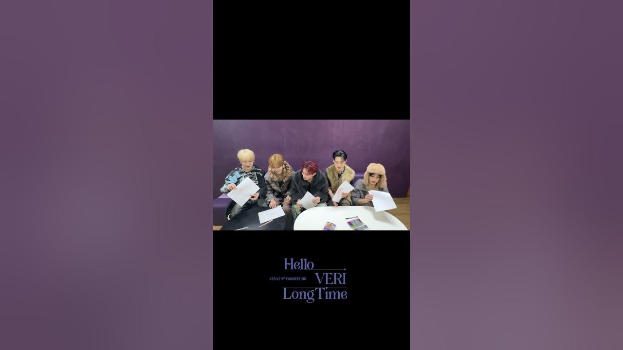 Recent activity shot of VERIVERY