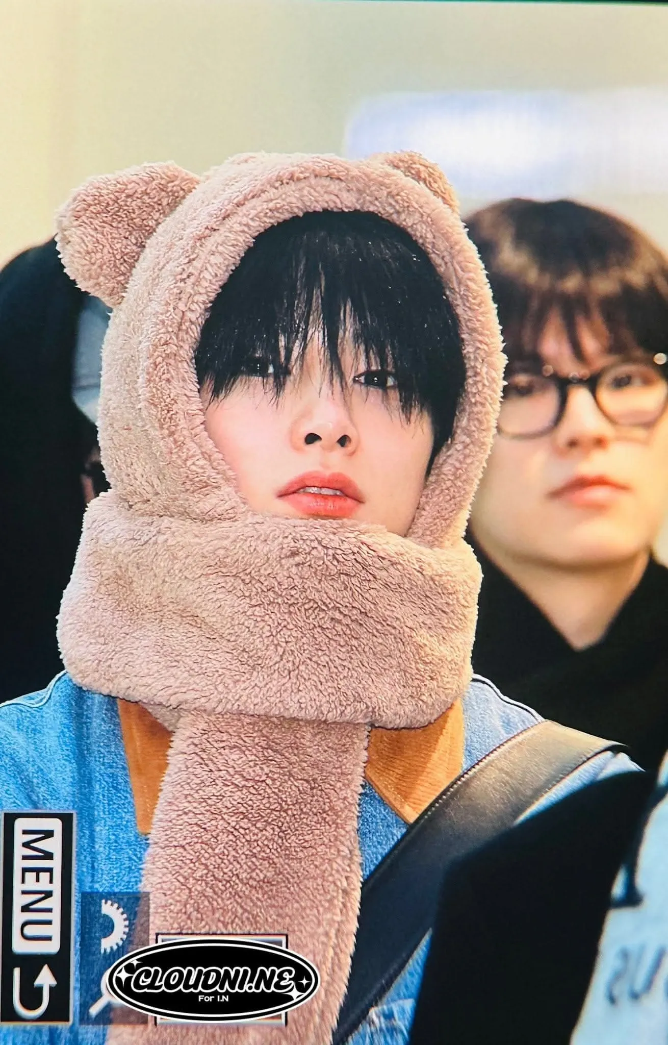 A moment captured by I.N (Stray Kids)'s fan