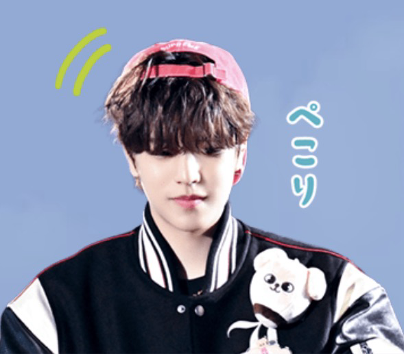 Recent activity shot of Seungmin (Stray Kids)