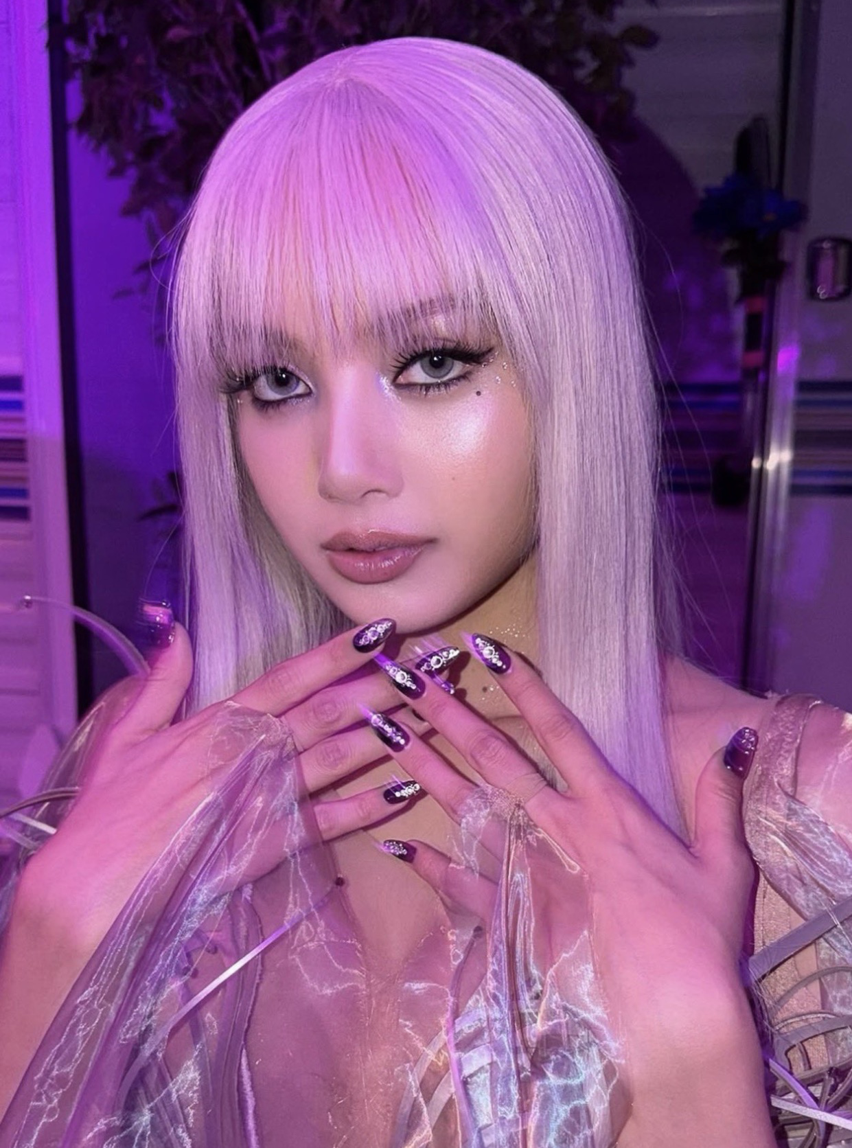 Momen yang diabadikan oleh penggemar Lisa (BLACKPINK)