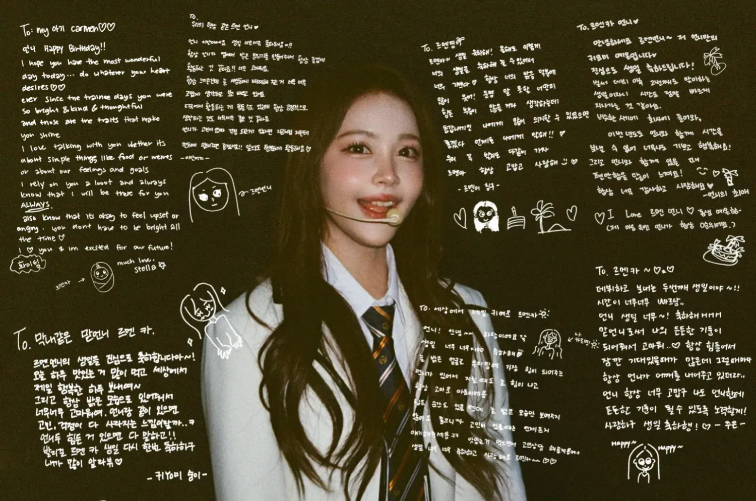 Foto aktivitas terbaru Carmen (Hearts2Hearts)