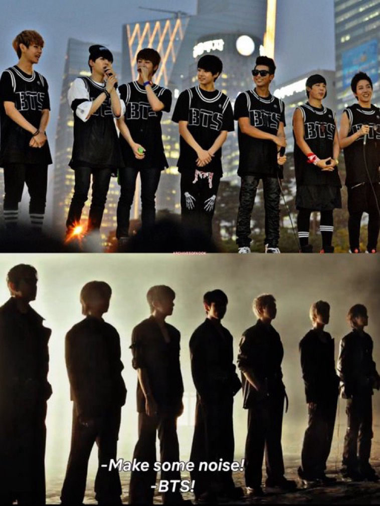 Recent activity shot of BTS