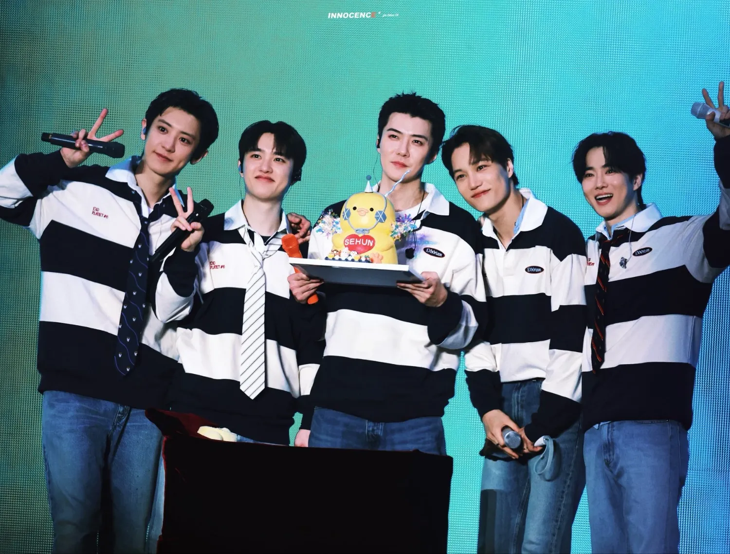 Recent activity shot of EXO