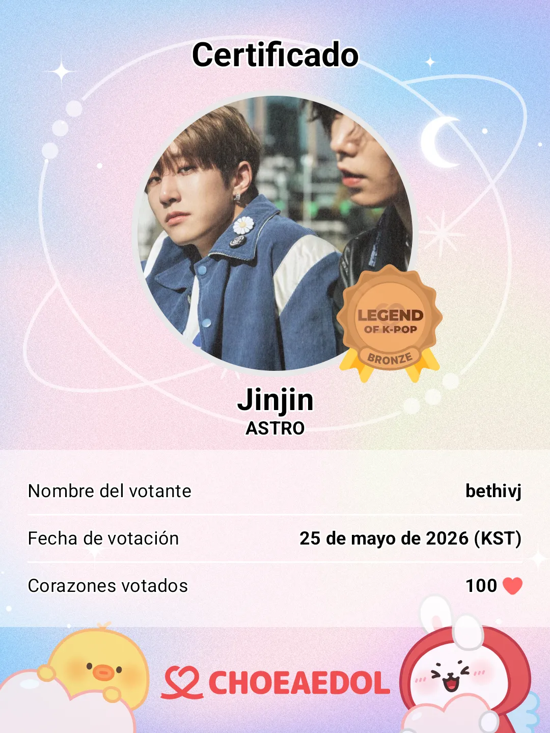 Latest photo of Jinjin (ASTRO)