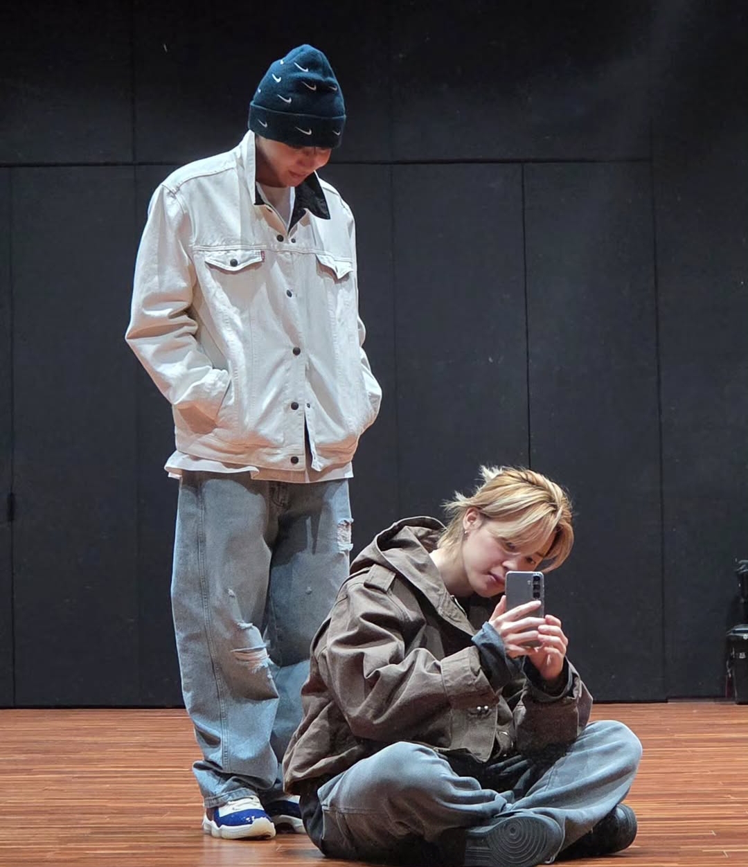 Recent activity shot of Jimin (BTS)