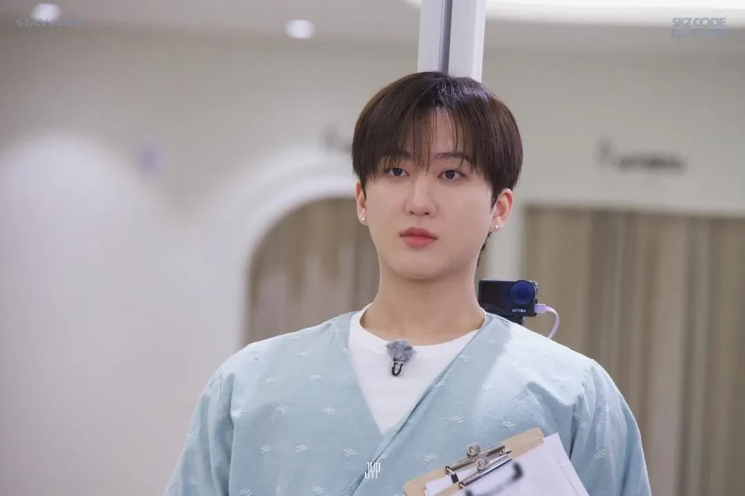 A moment captured by Changbin (Stray Kids)'s fan