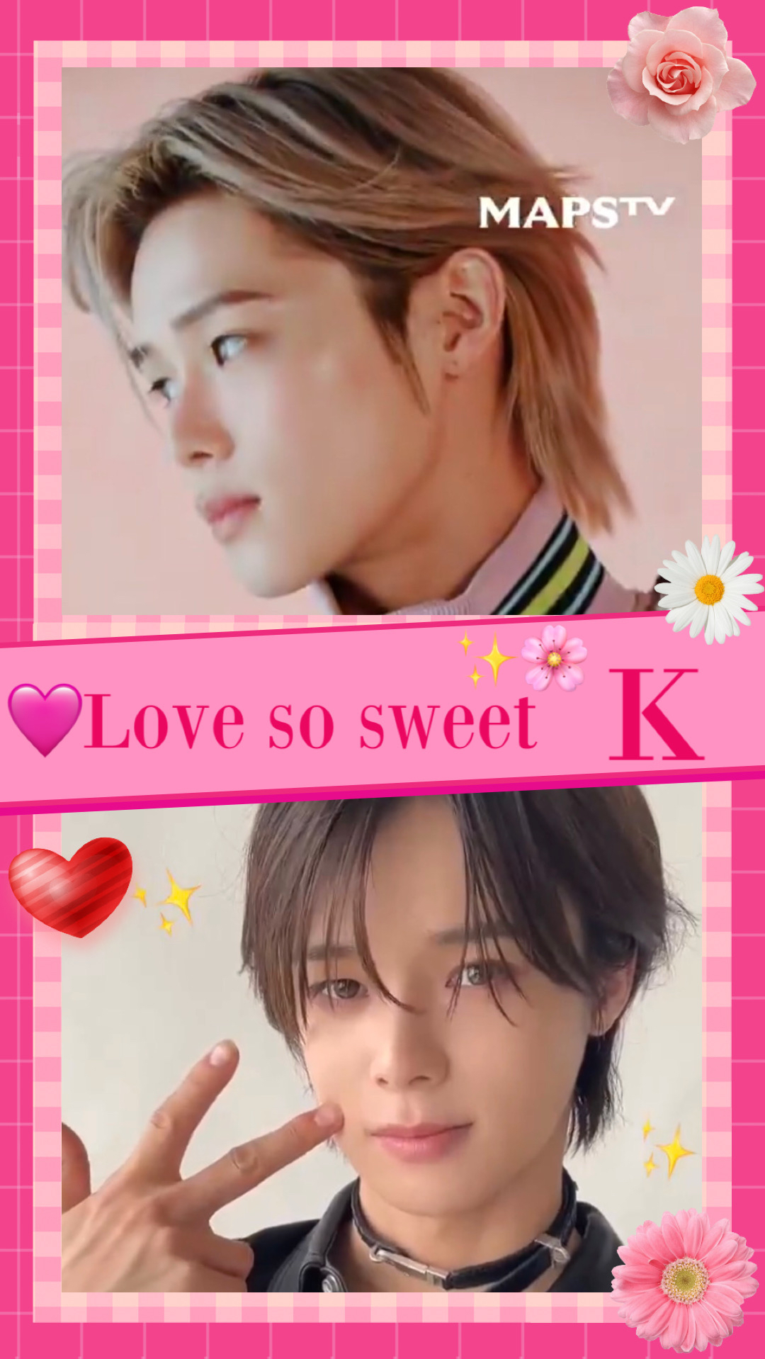 A heartfelt wallpaper shared by K (&TEAM)'s fans