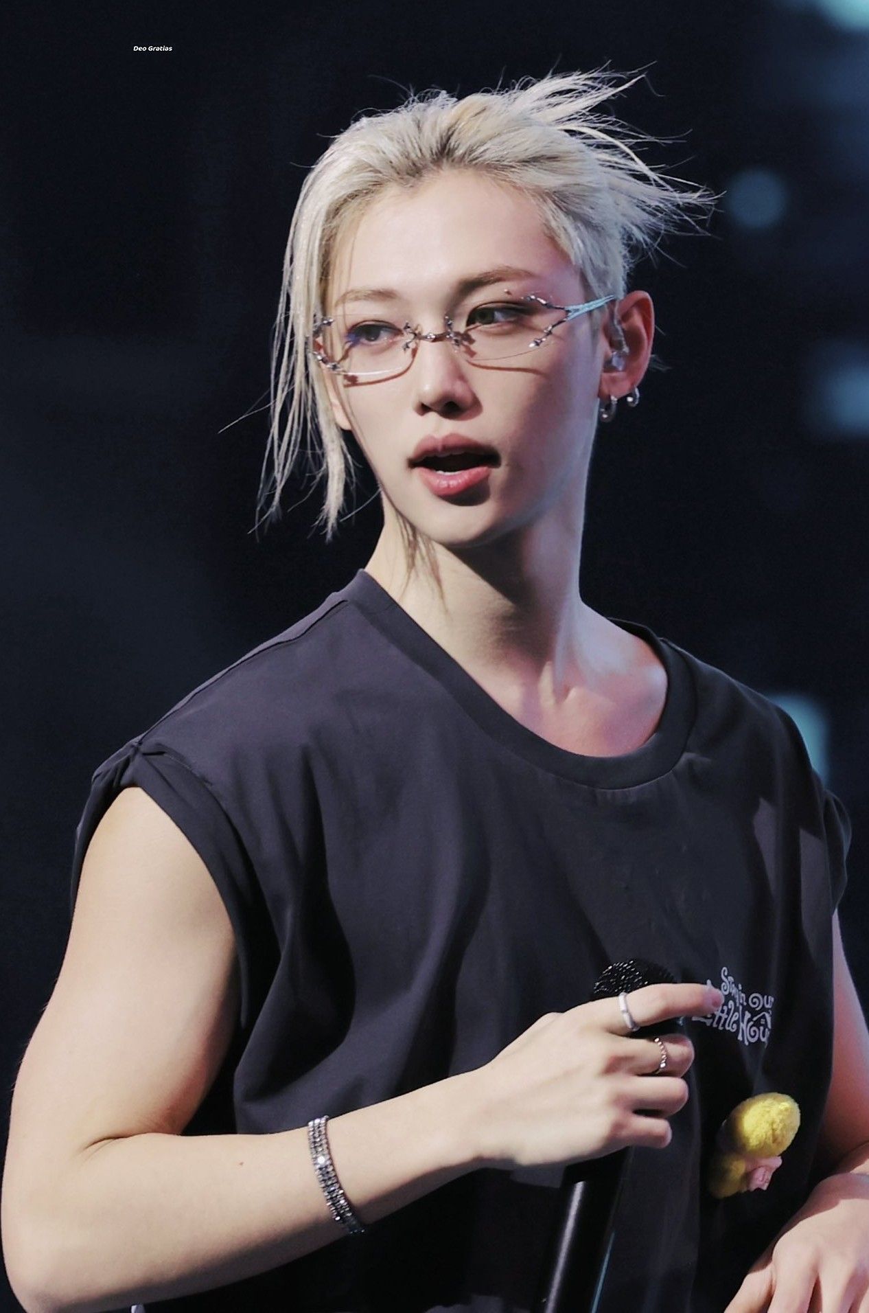 Recent activity shot of Felix (Stray Kids)