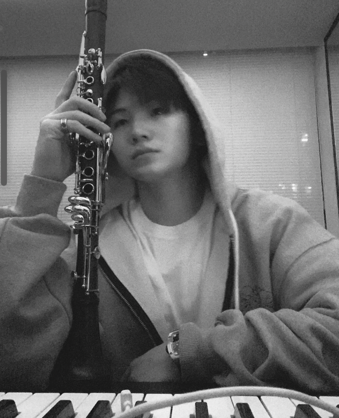 A moment captured by Woozi (SEVENTEEN)'s fan