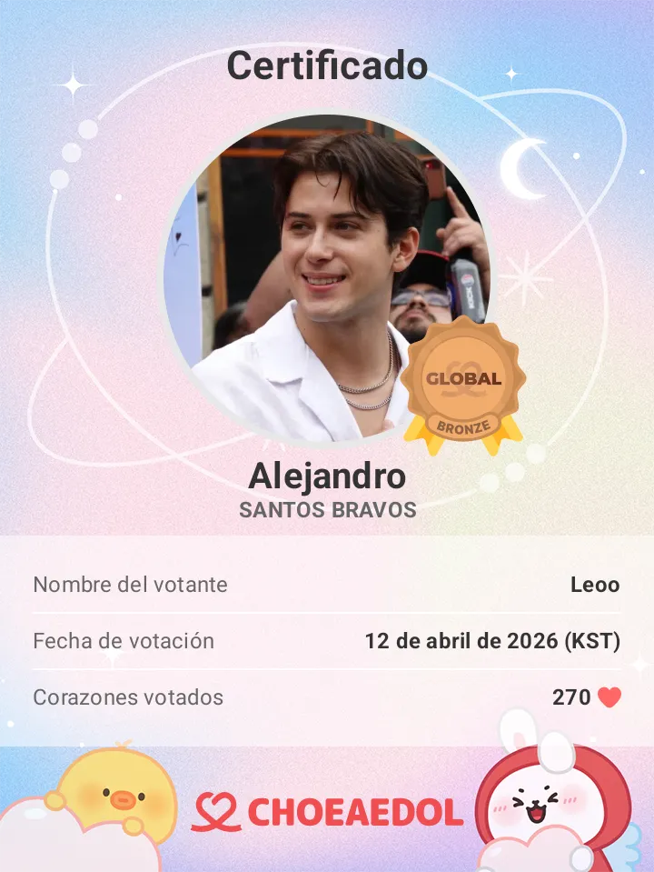 Latest photo of Alejandro (SANTOS BRAVOS)