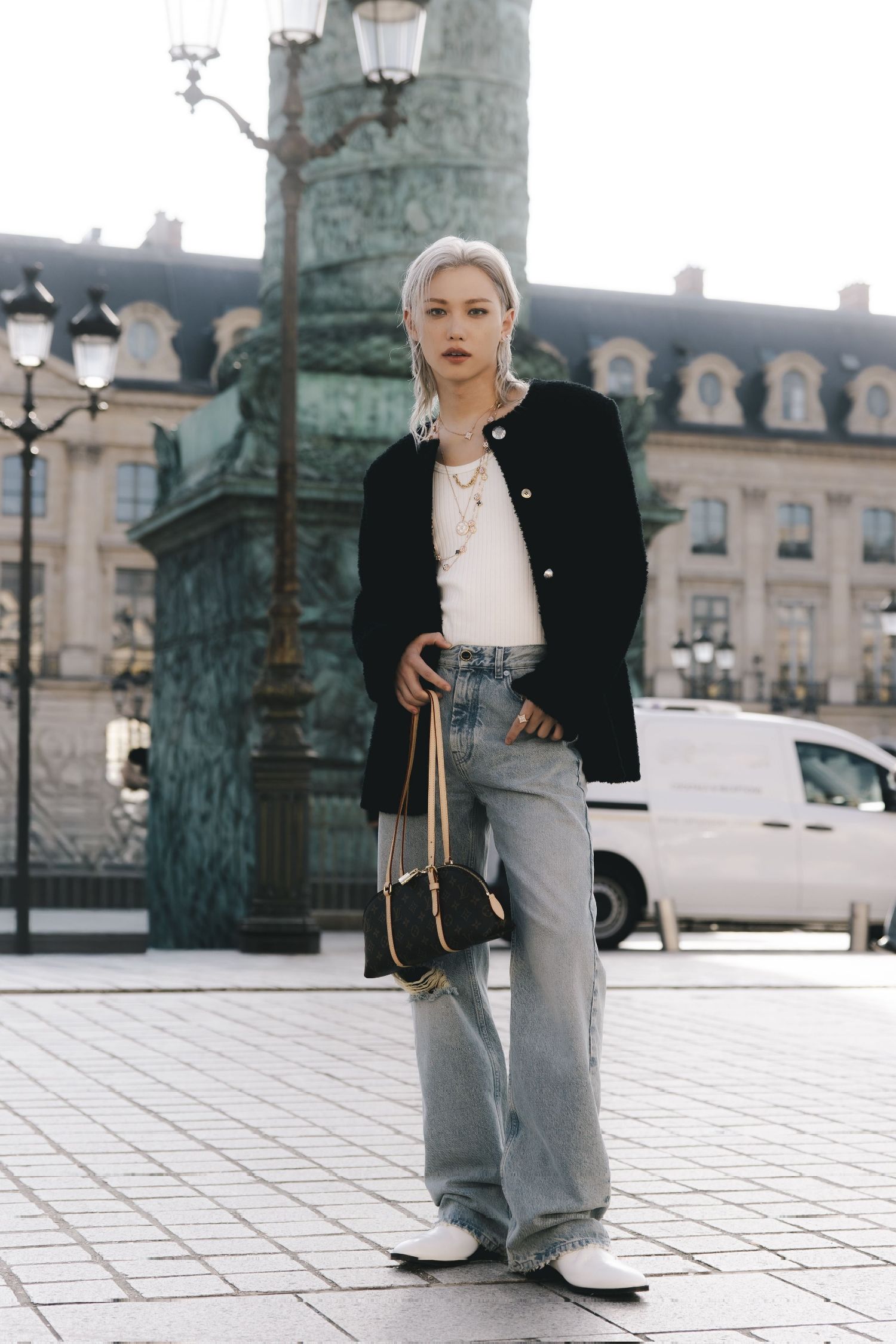 Recent activity shot of Felix (Stray Kids)