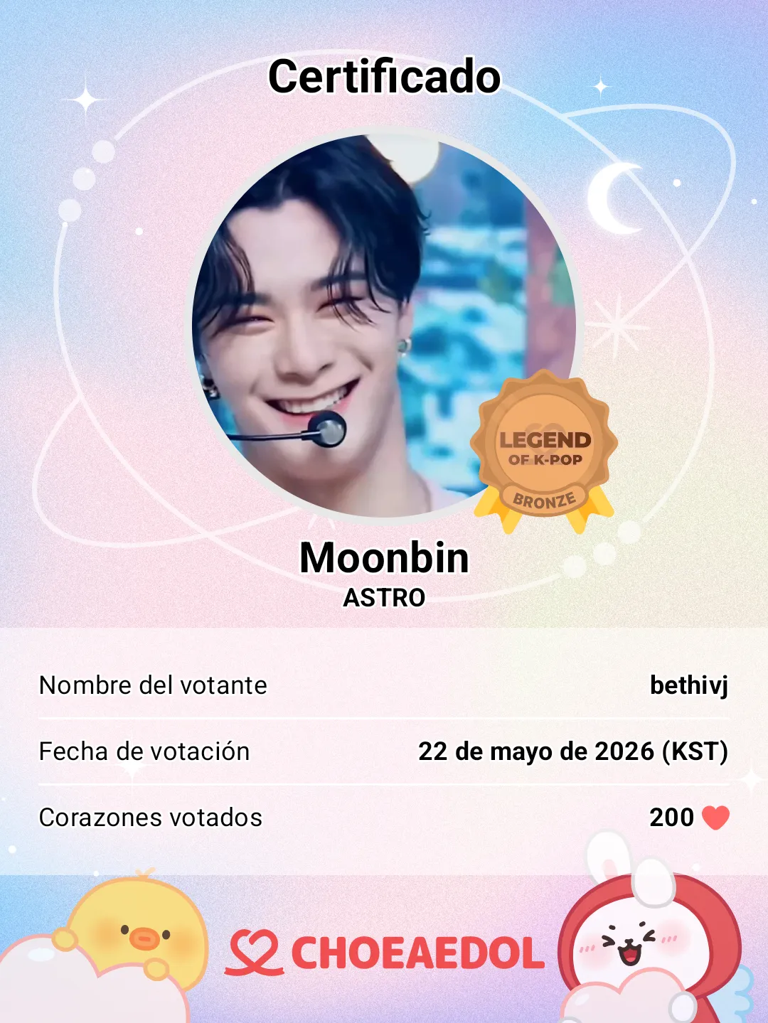 Behind-the-scenes cut of Moonbin (ASTRO)