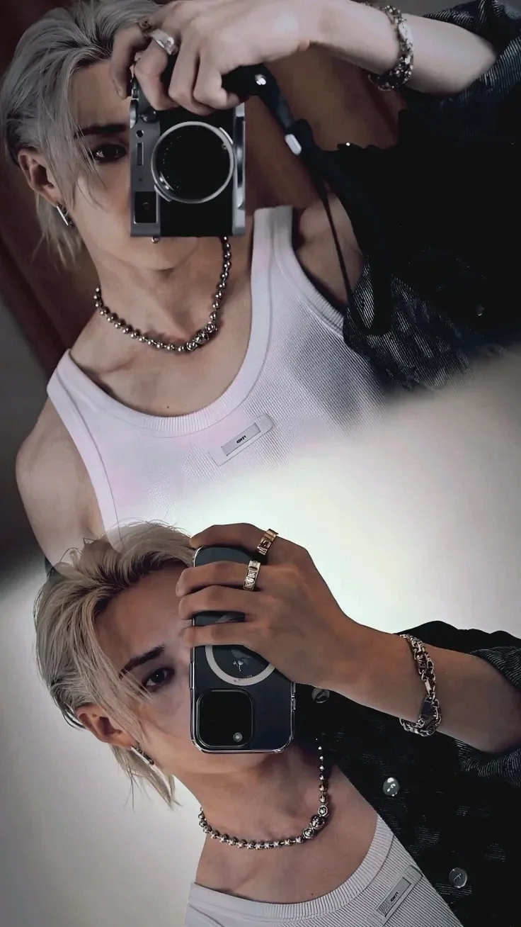 Recent activity shot of Bang Chan (Stray Kids)