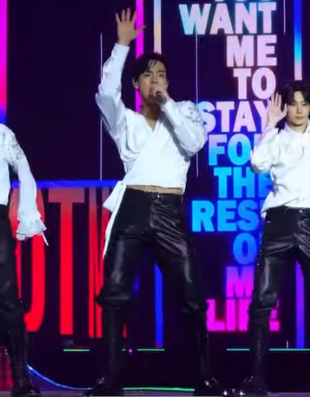 Recent activity shot of Shownu (MONSTA X)