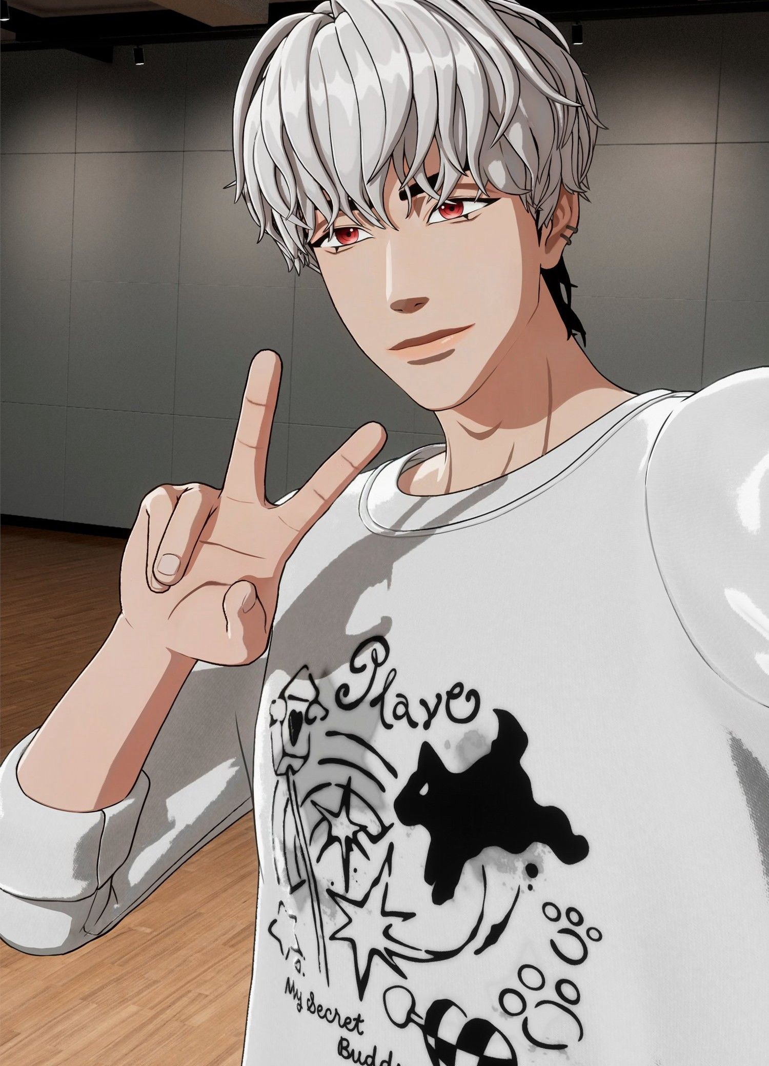 Recent activity shot of Eunho (PLAVE)