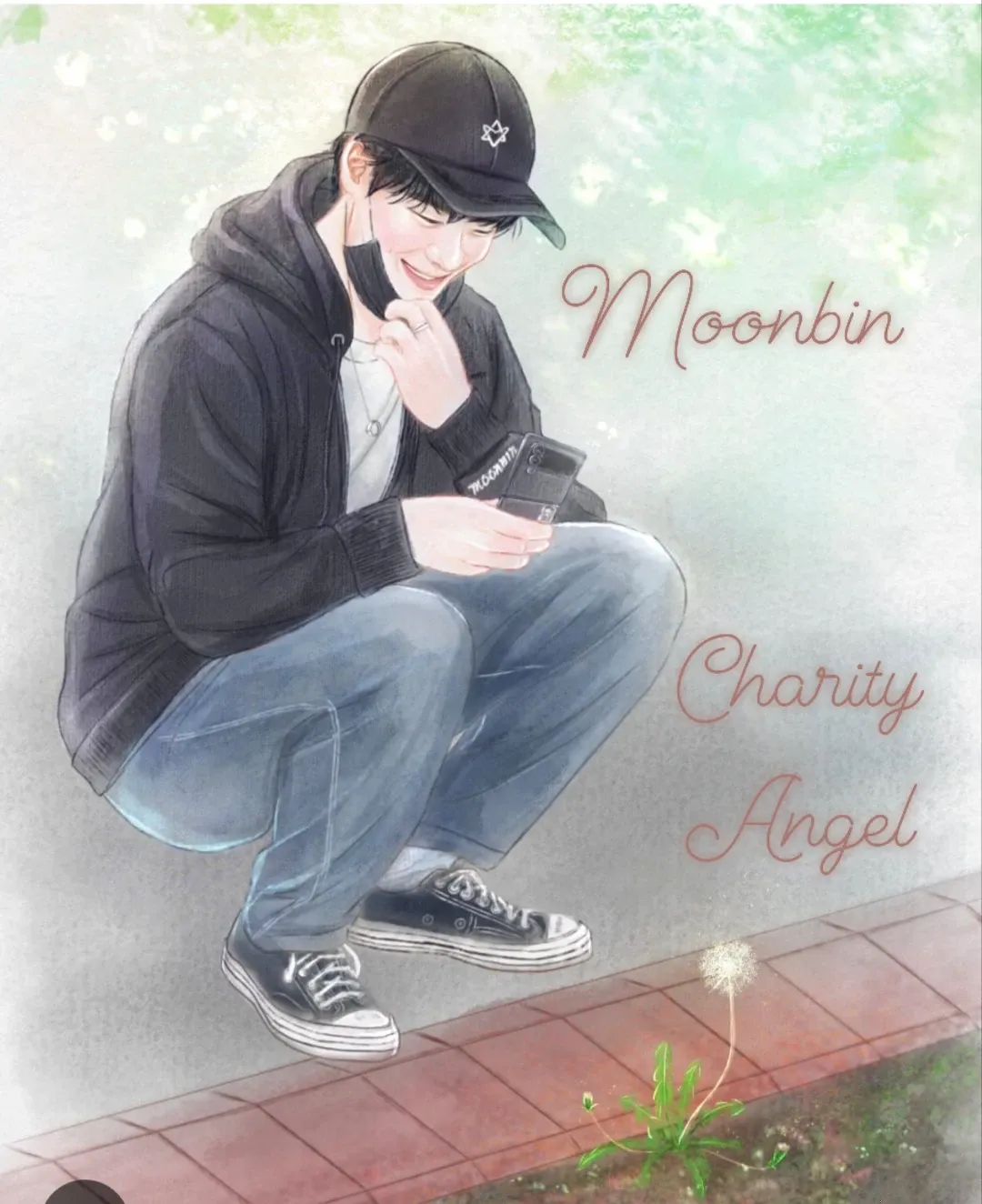 A moment captured by Moonbin (ASTRO)'s fan