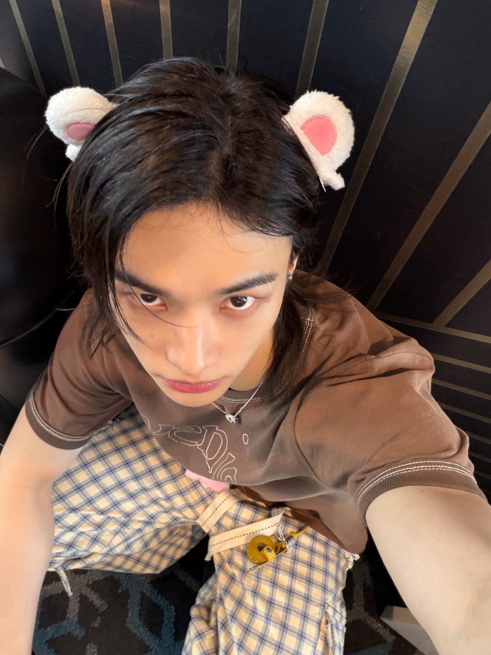 Behind-the-scenes cut of Hyunjin (Stray Kids)