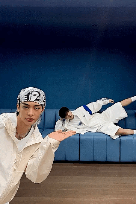 Behind-the-scenes cut of Seungmin (Stray Kids)