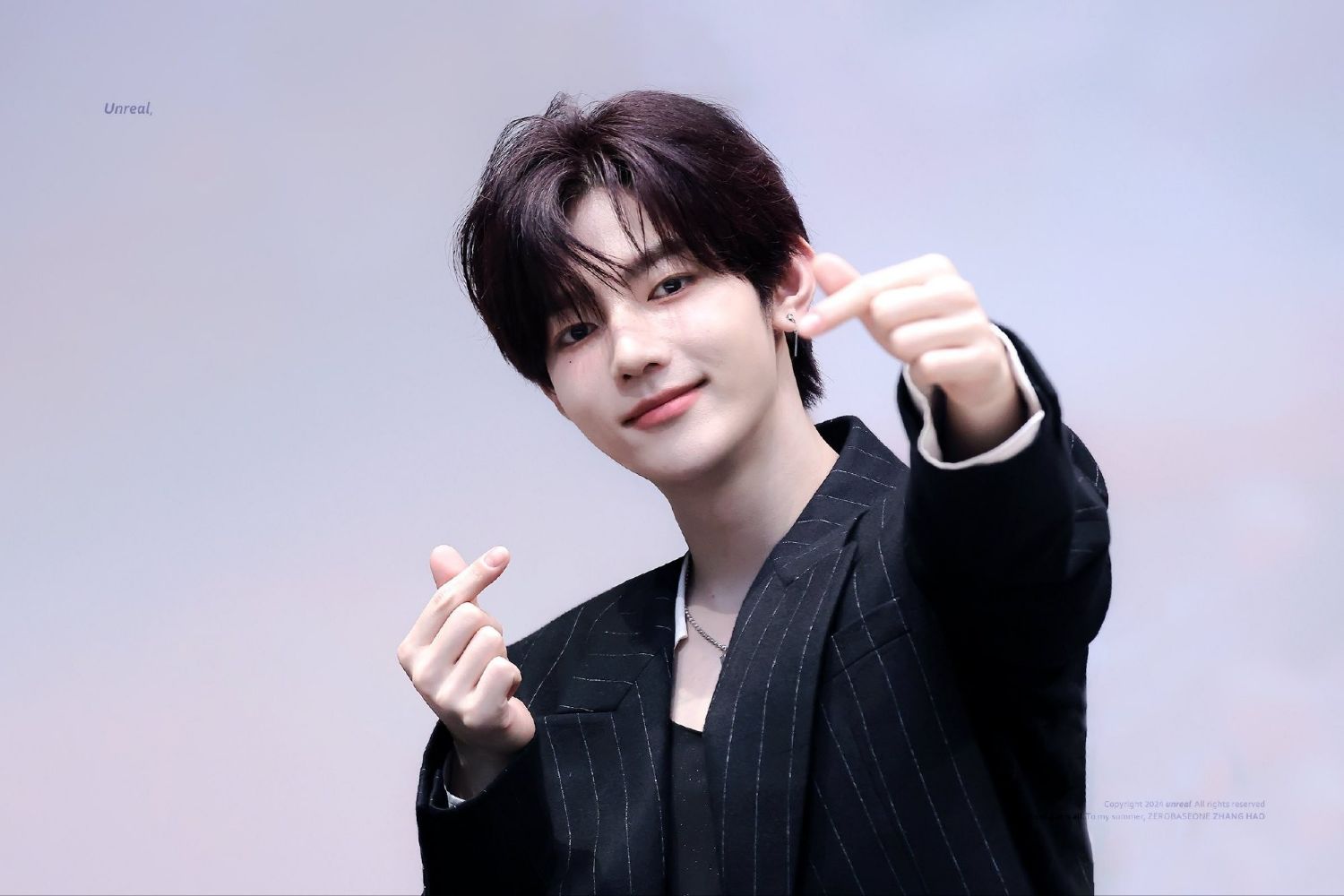 Recent activity shot of Zhang Hao (ZEROBASEONE)