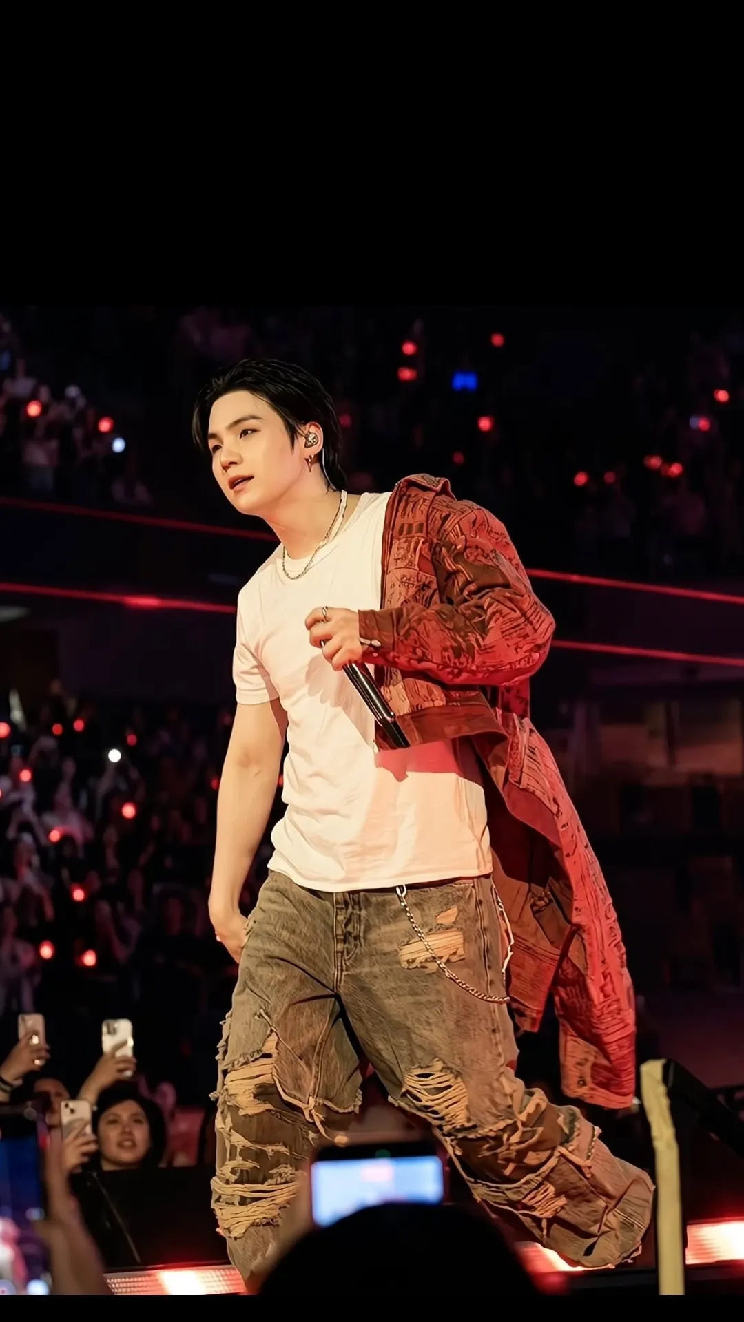 Momen yang diabadikan oleh penggemar SUGA (BTS)