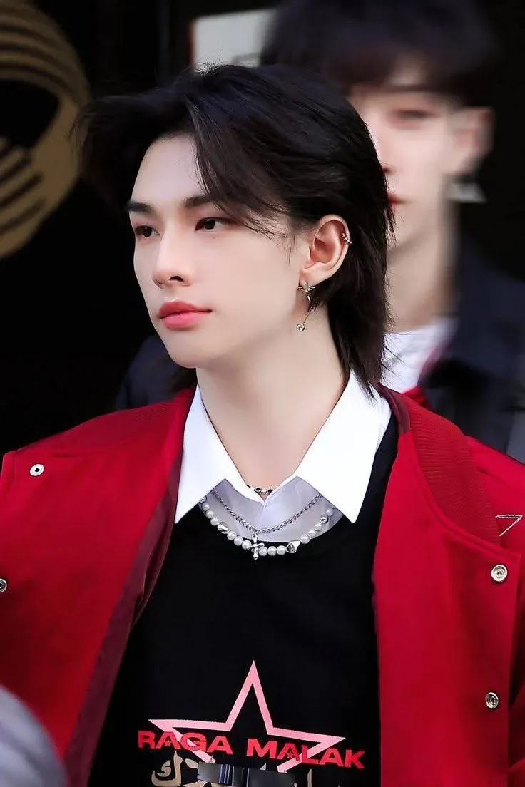 A moment captured by Hyunjin (Stray Kids)'s fan