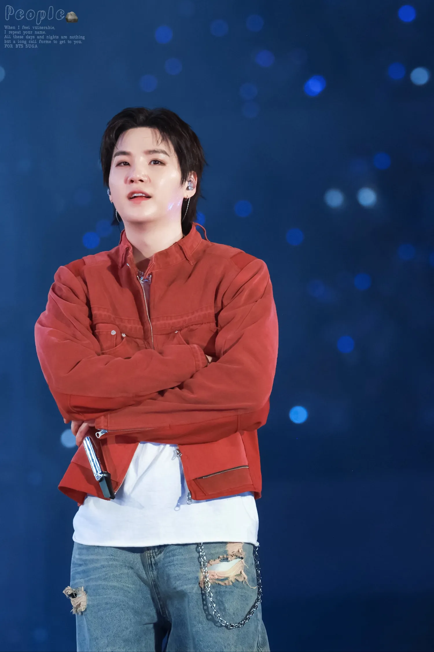 Momen yang diabadikan oleh penggemar SUGA (BTS)