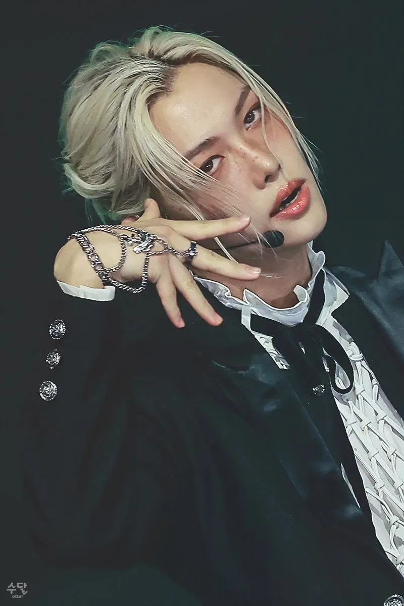 A moment captured by Felix (Stray Kids)'s fan