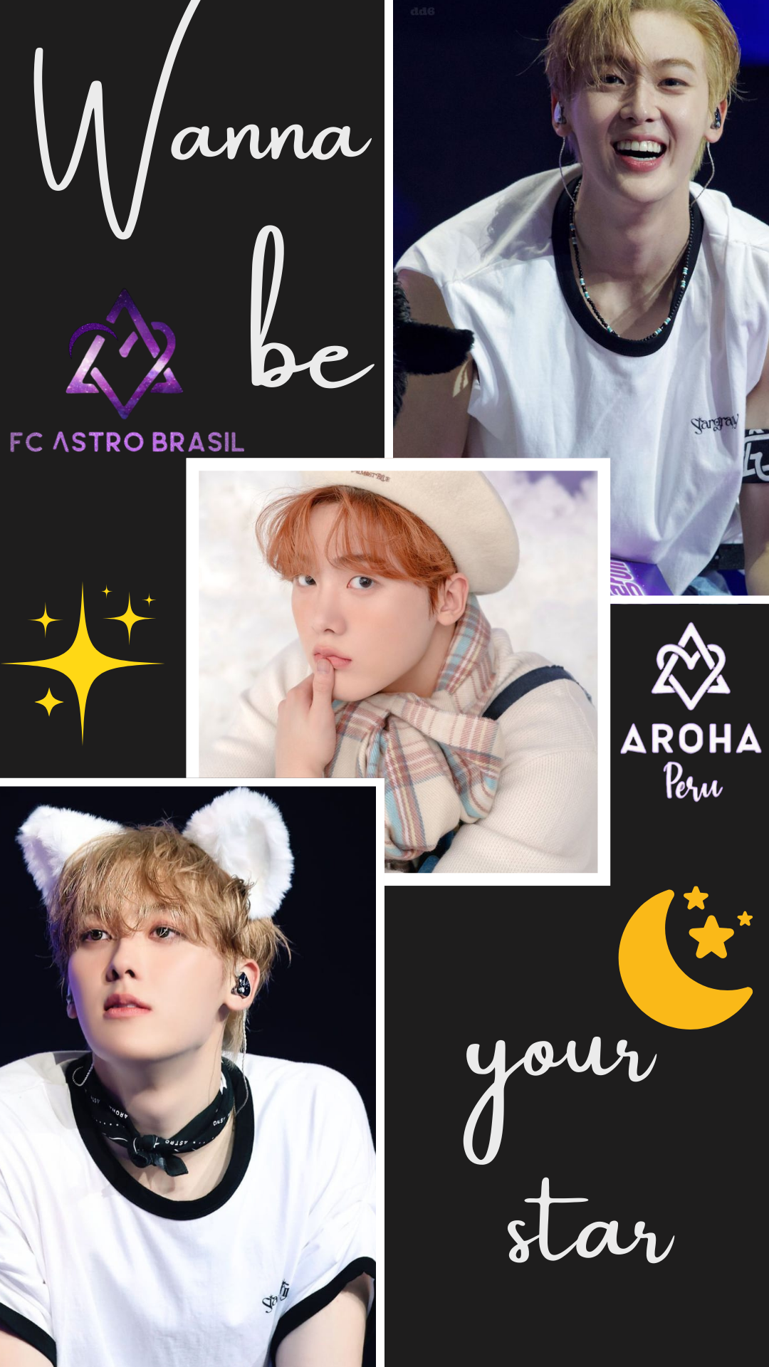 A heartfelt wallpaper shared by 尹产贺 (ASTRO)'s fans