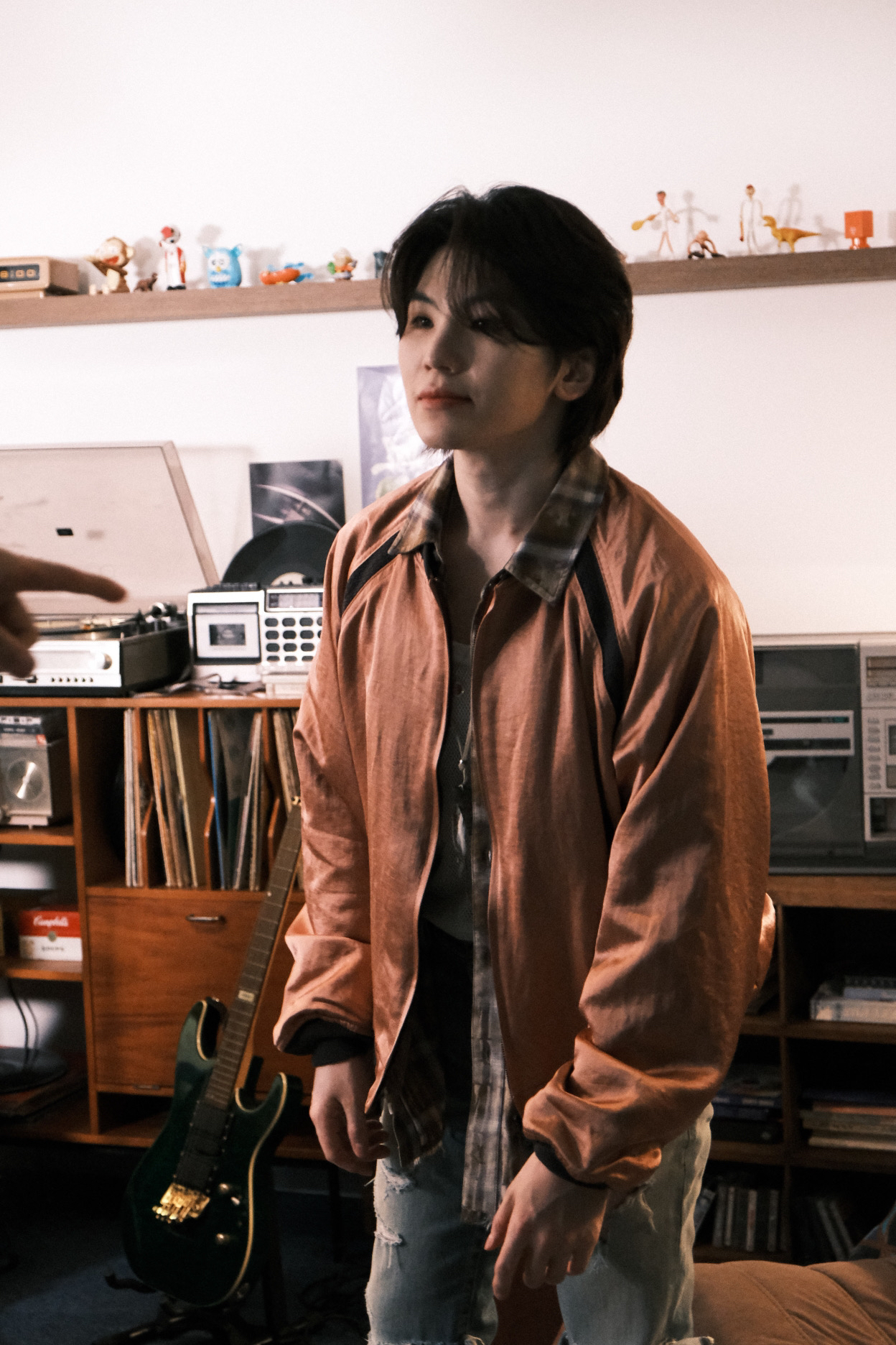 Recent activity shot of Woozi (SEVENTEEN)